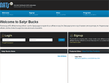 Tablet Screenshot of join.satyrbucks.com